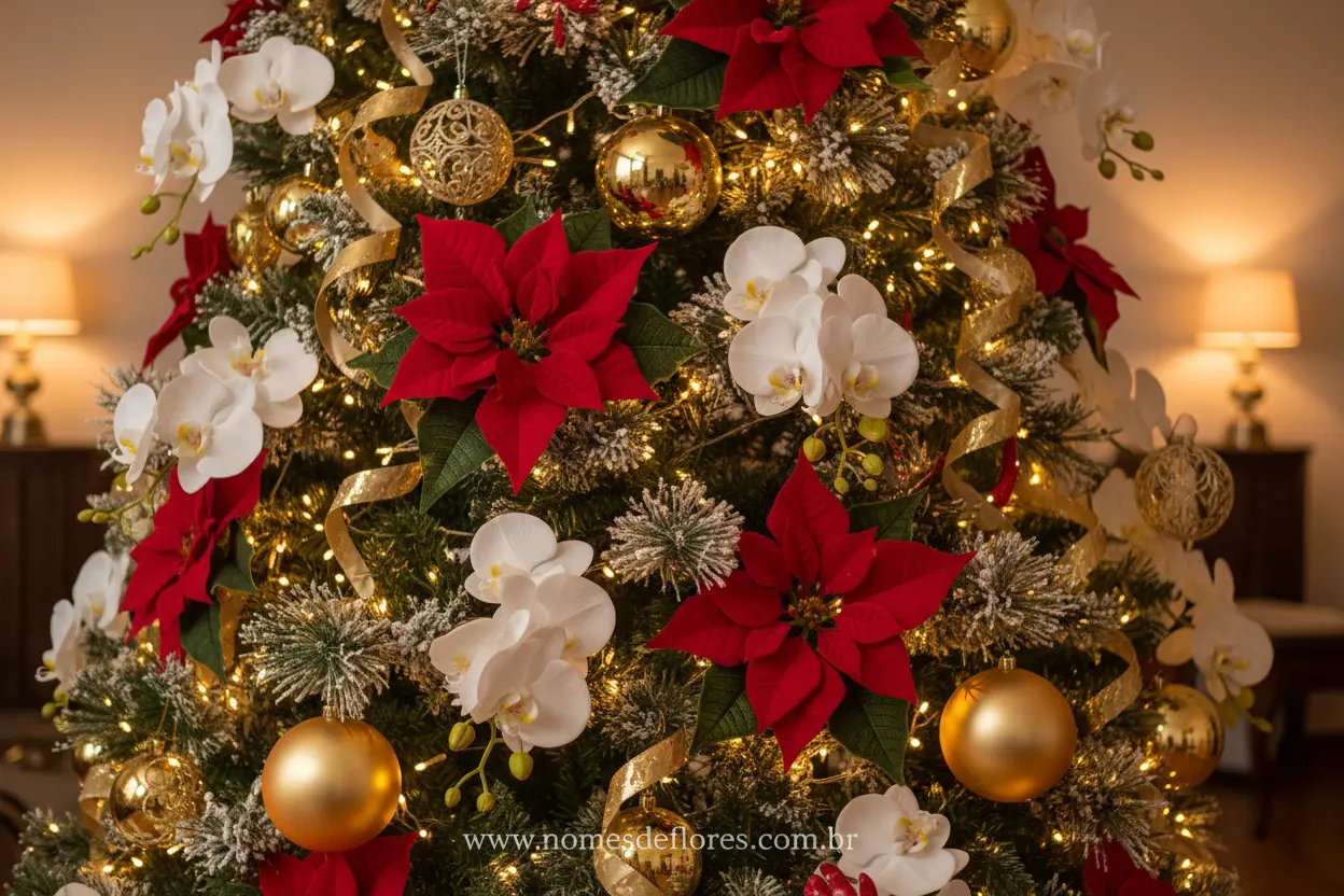 Flores Para Árvore de Natal: Guia Completo para Decorar