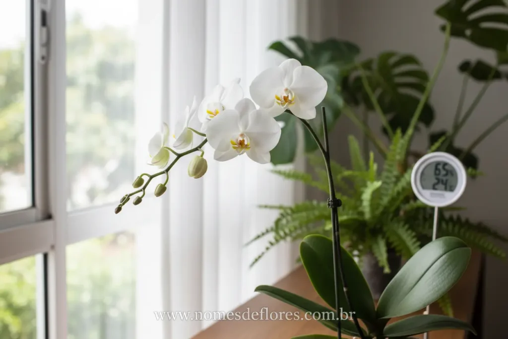Ambiente ideal para Orquídea Phalaenopsis em casa