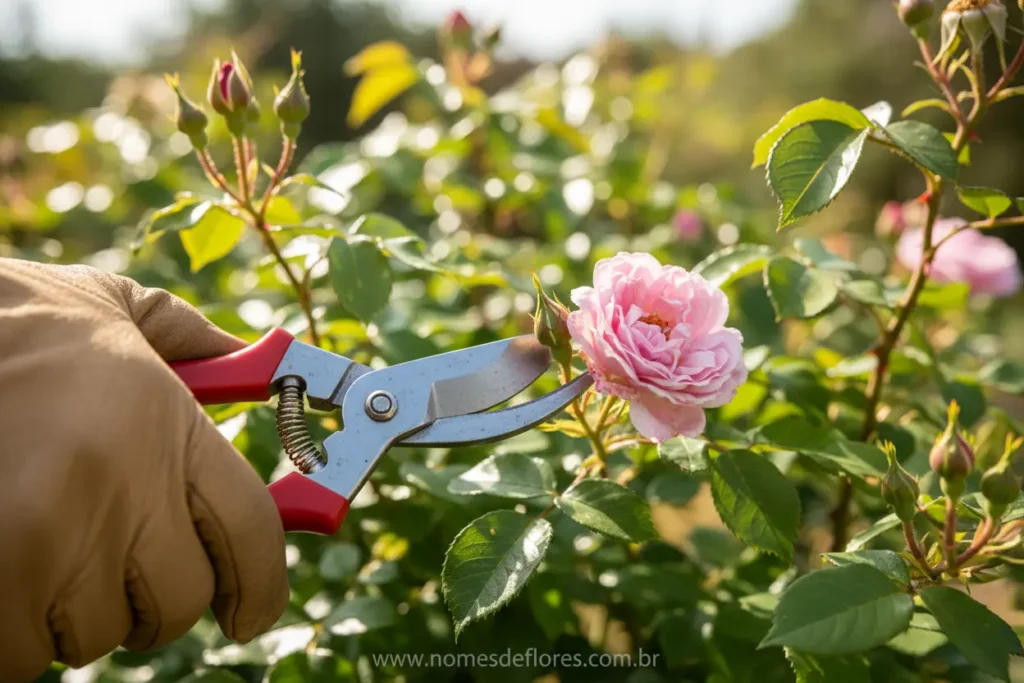 Tipos de poda e adubação para Rosa Vermelha gallica