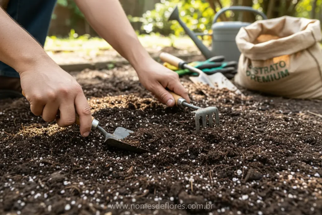 Preparo do solo ideal para o plantio de lírios