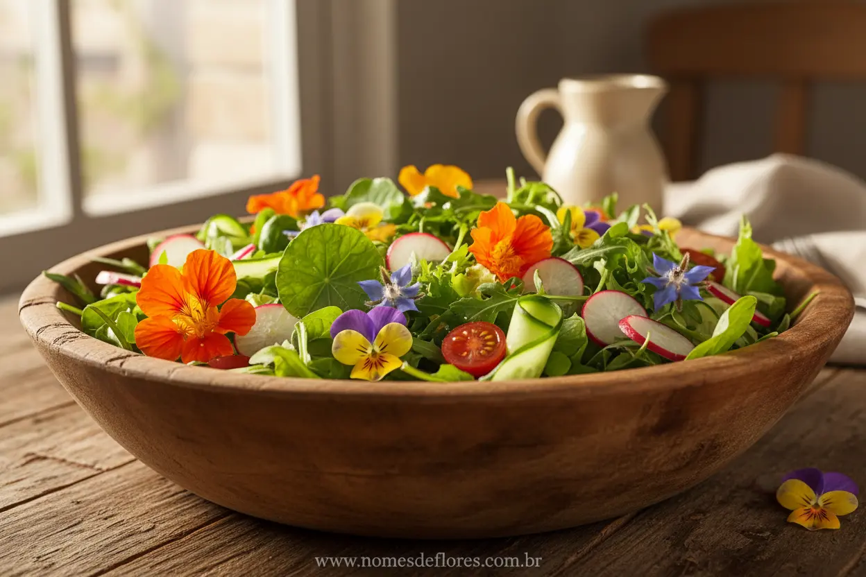 10 Flores Comestíveis Que Vão Te Surpreender no Seu Prato