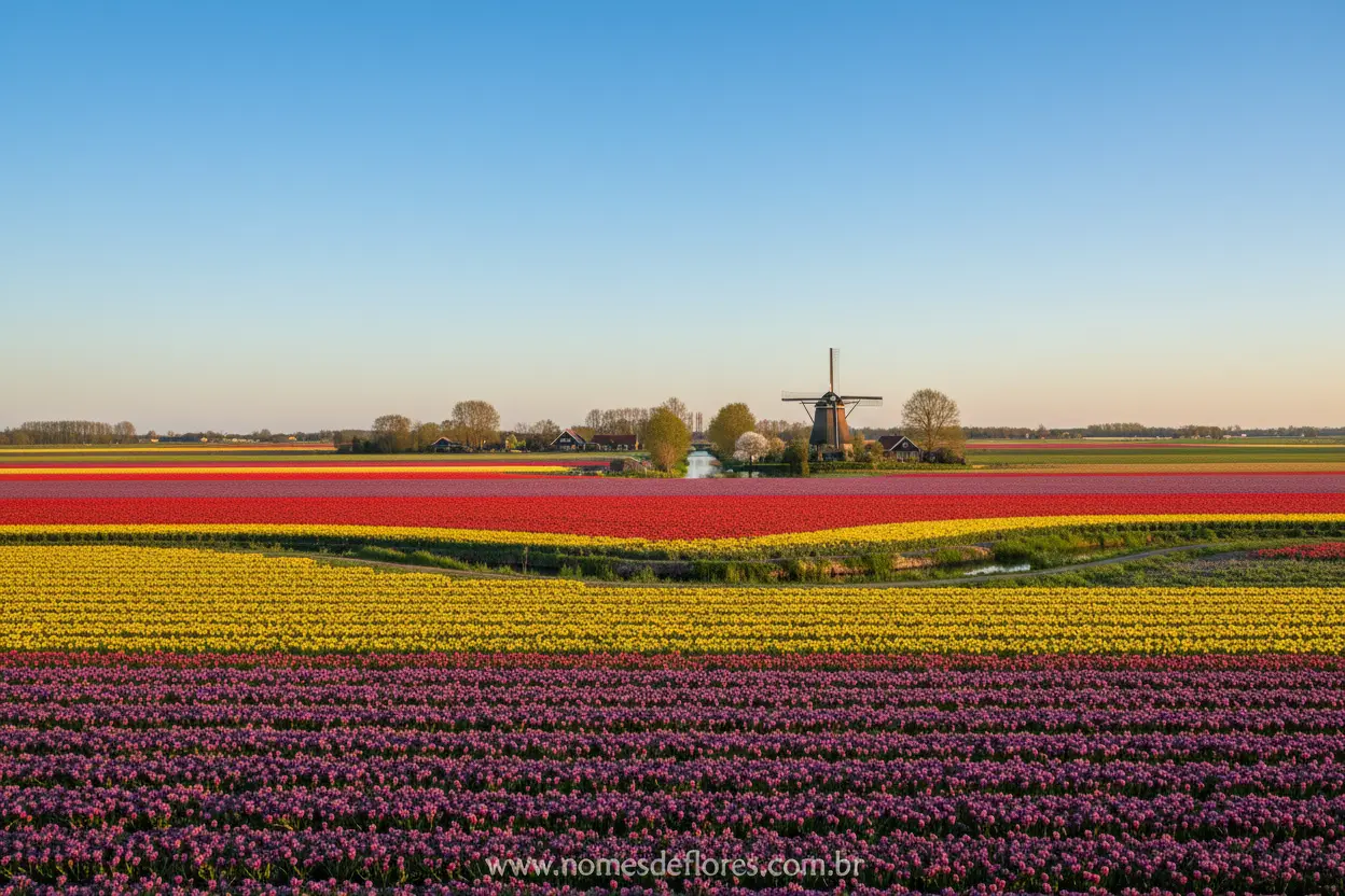 Holanda, o País das Flores: Entenda a Fascinante História e Tradição
