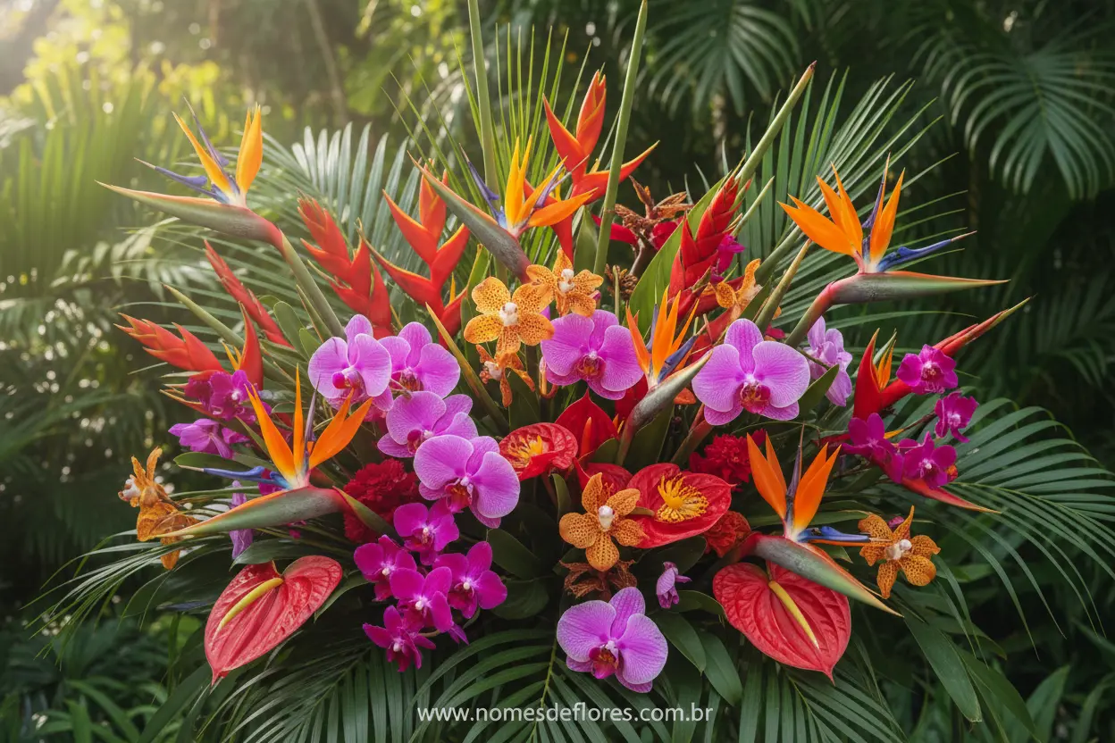 Flores Tropicais e Exóticas: Um Guia Completo para Seu Jardim