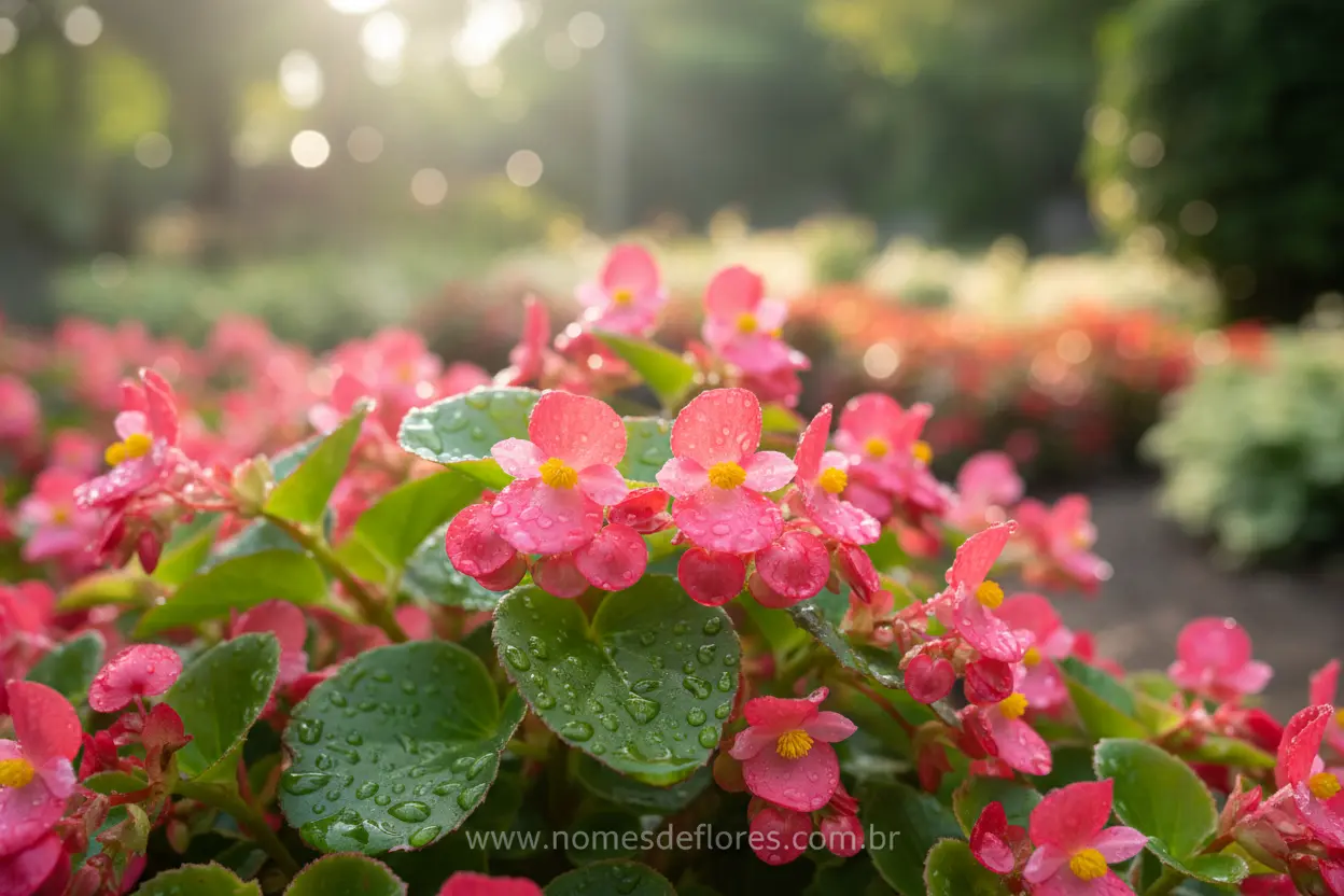Begônia (Begonia semperflorens) – Guia Completo para Cultivar e Cuidar