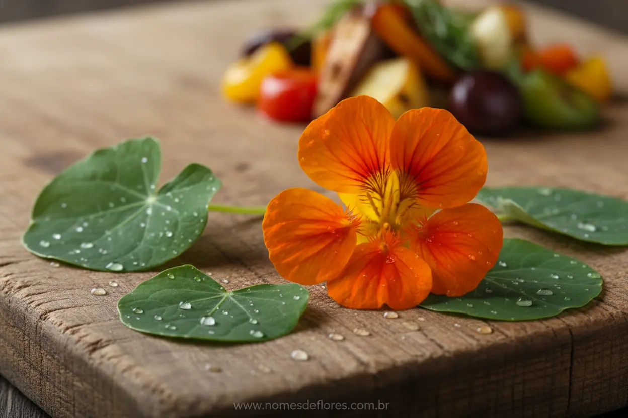 Receita com Flor de Capuchinha: Sabor e Cor no seu Prato