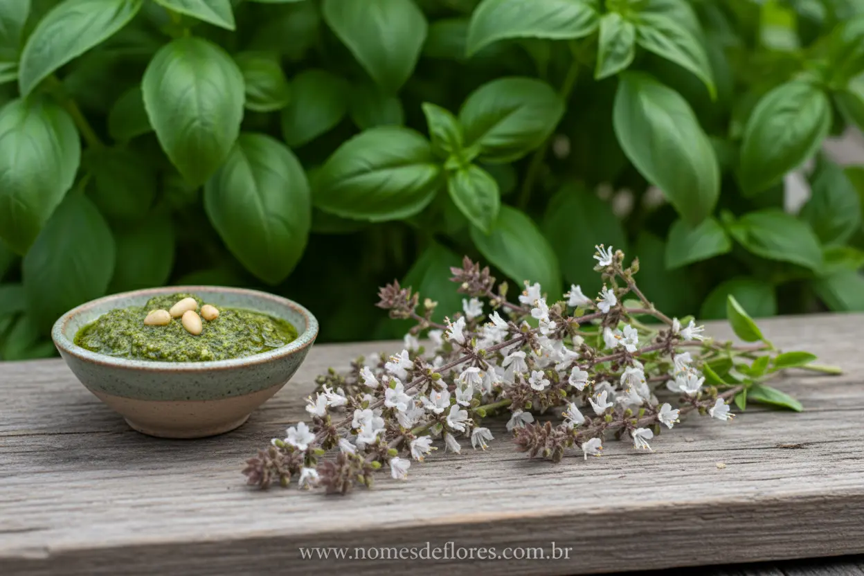 Manjericão na Cozinha: Receitas Deliciosas com Flores Comestíveis