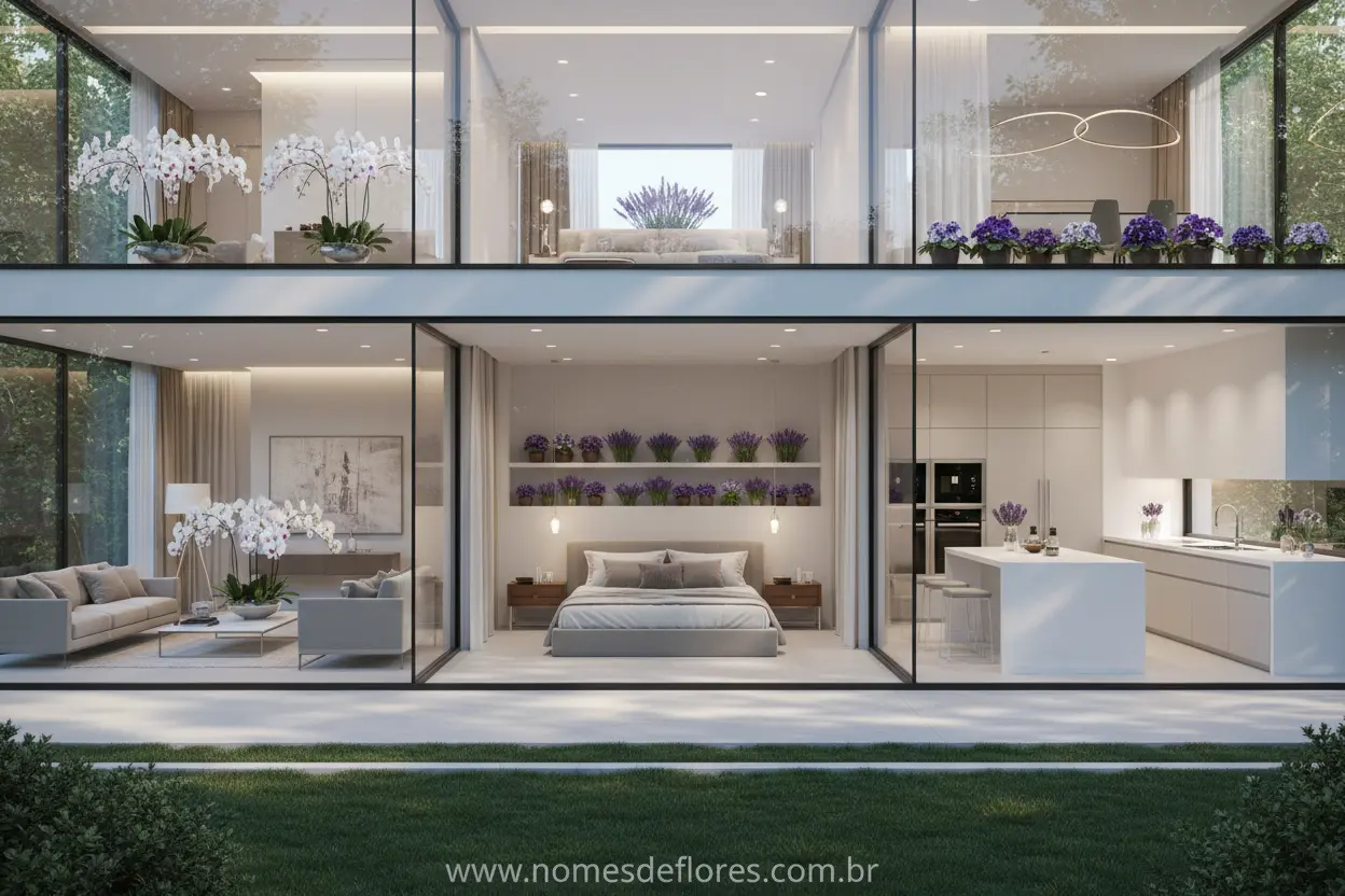 Flores Perfeitas para Cada Cômodo da Casa – Guia Completo