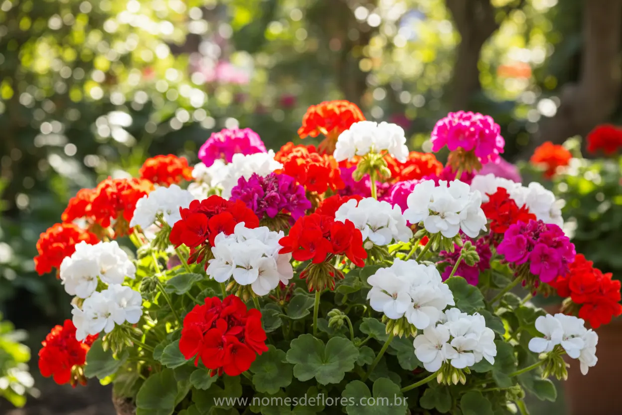 Gerânio (Pelargonium) – Cultivo Fácil e Flores Deslumbrantes