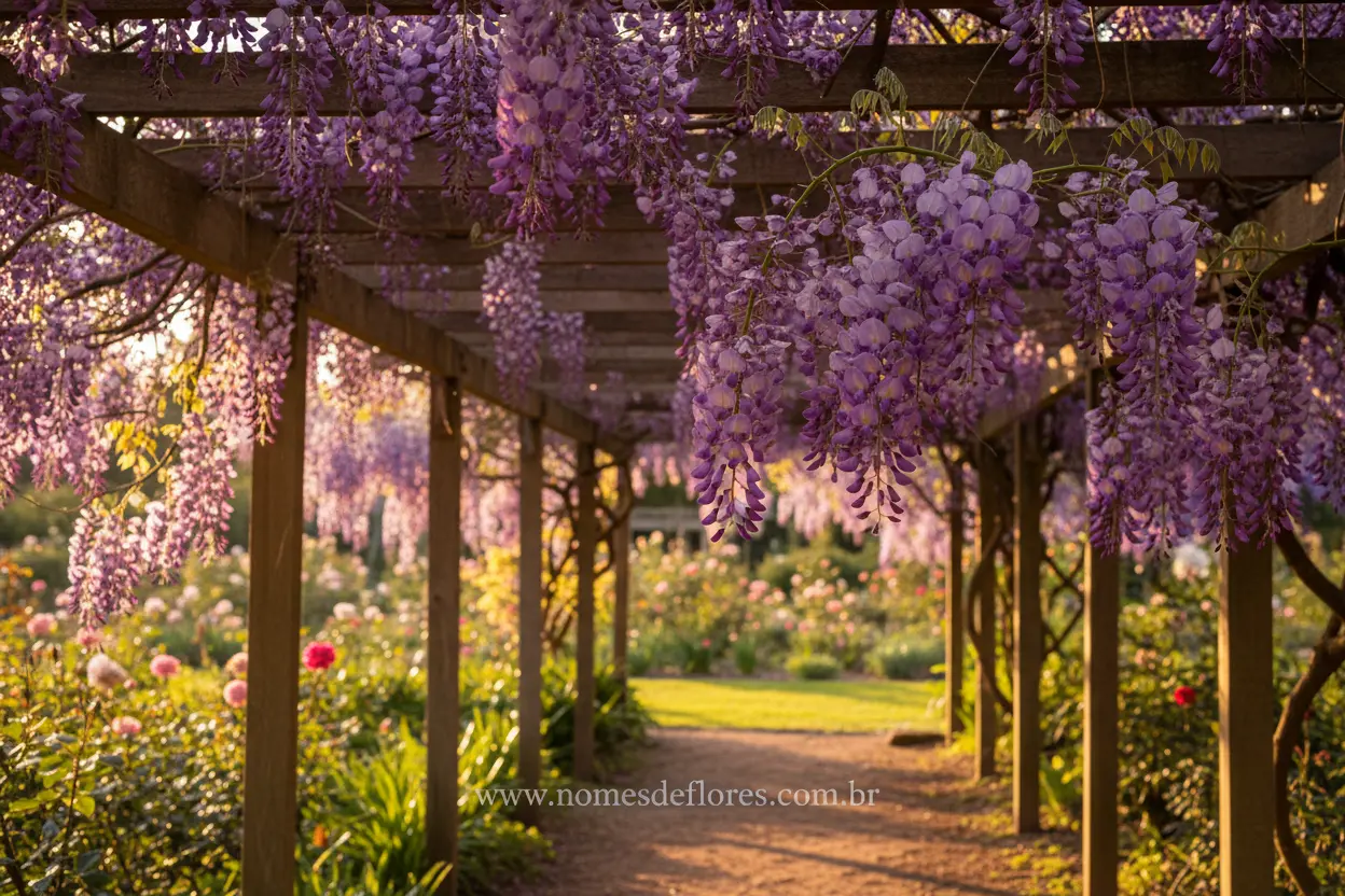 Glicínia Glicínia (Wisteria sp.) – Cultivo e Cuidados Essenciais para Flores