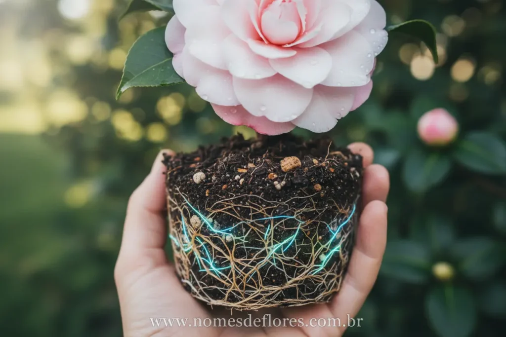Nutrientes essenciais para o crescimento de flores.
