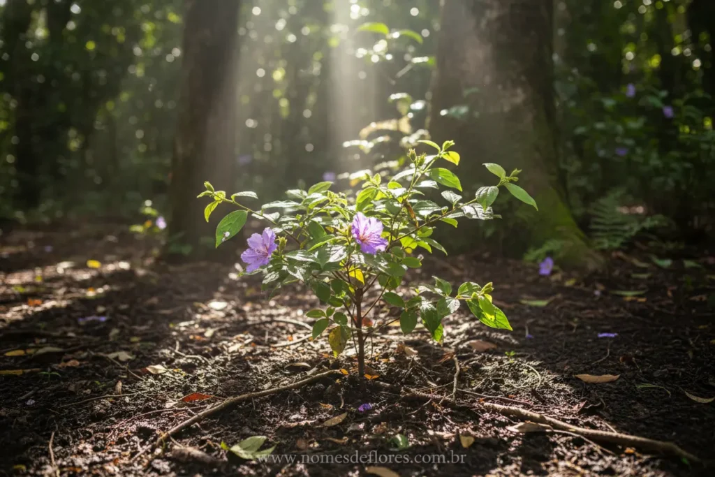 Quaresmeira nativa da Mata Atlântica e Cerrado.