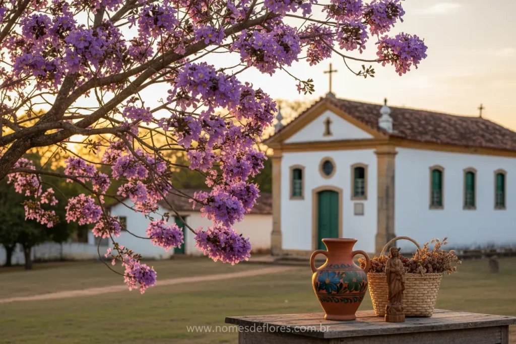 Simbolismo da flor Quaresmeira no período da Quaresma.