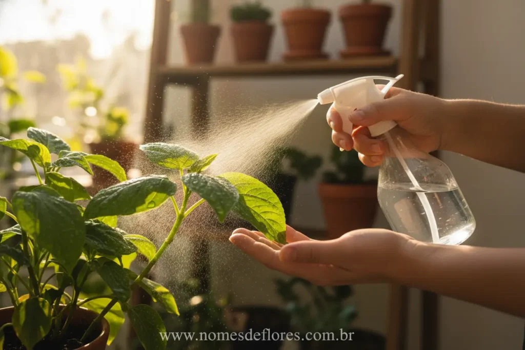 Aplicações de soluções naturais no combate a pragas