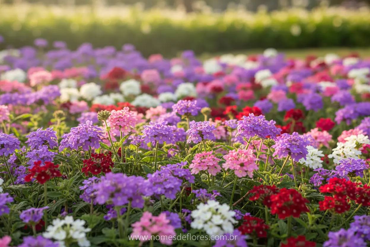 Verbena (Verbena hybrida) – Guia Completo de Cuidados e Beleza para seu Jardim